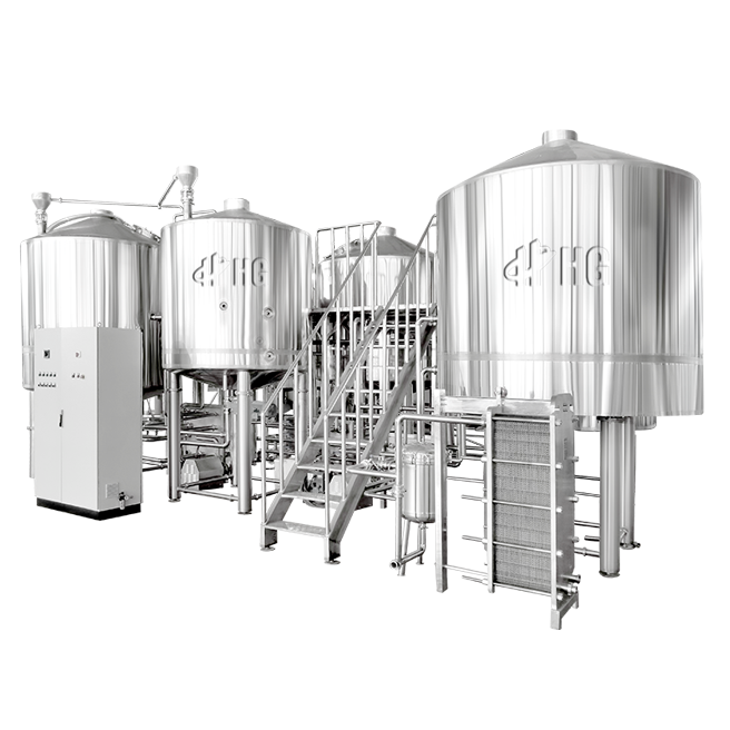 2000L 3 Vessel Beer Brewing Equipment